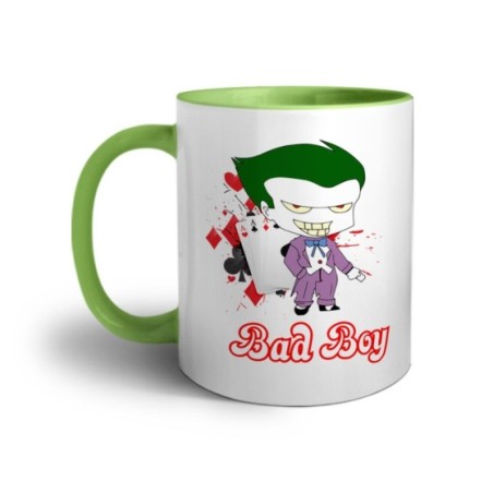 Tazza personalizzabile con nome joker bad boy Love