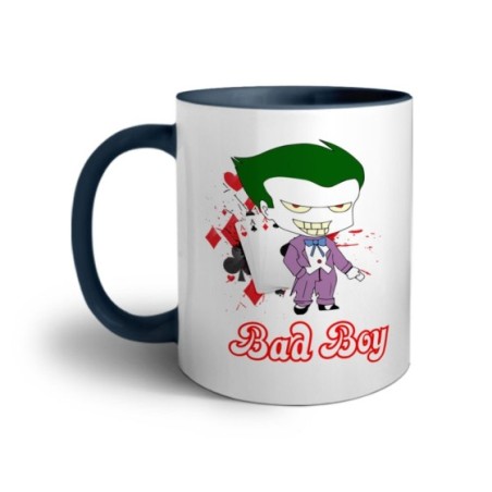 Tazza personalizzabile con nome joker bad boy Love