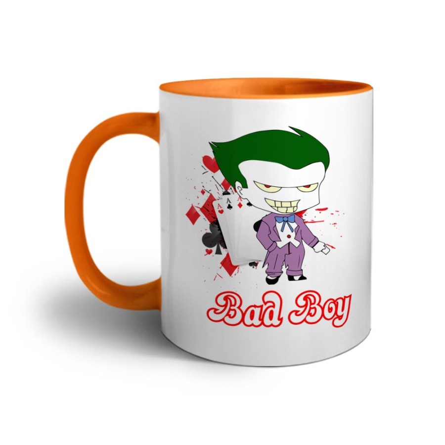 Tazza personalizzabile con nome joker bad boy Love
