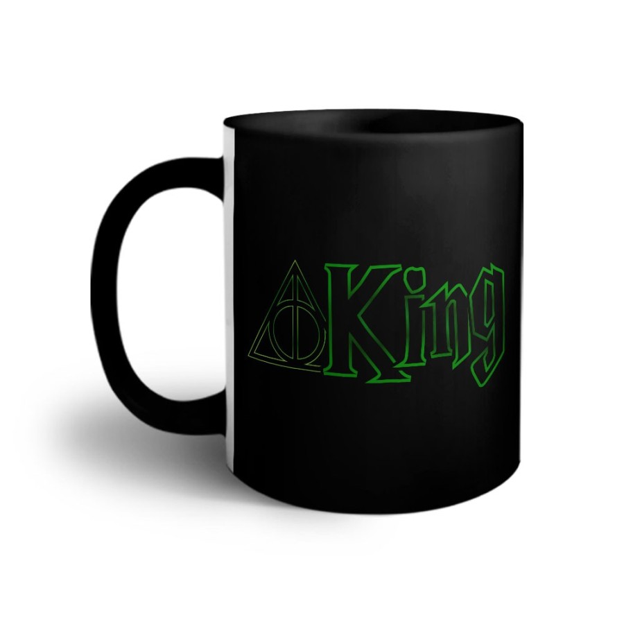 Tazza personalizzabile con nome king doni della morte Love