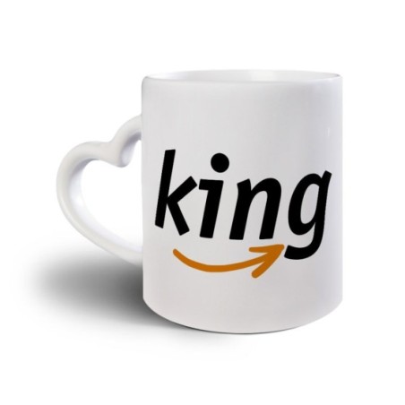 Tazza personalizzabile con nome king delivery Love