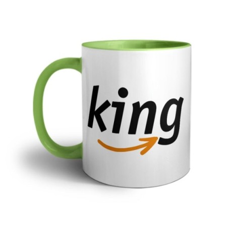 Tazza personalizzabile con nome king delivery Love