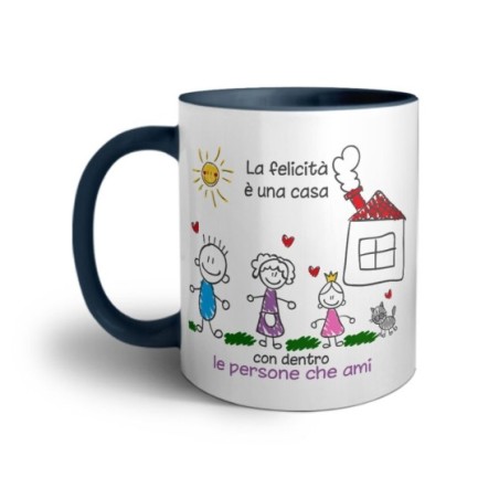 Tazza la felicità è una casa con dentro le persone che ami Per la famiglia