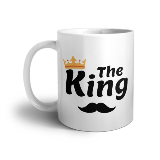 Tazza personalizzabile con nome the king smile Love