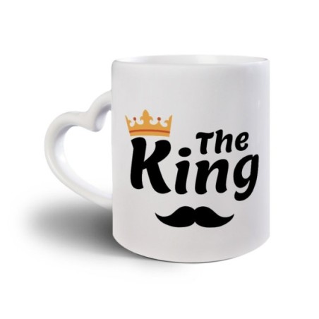 Tazza personalizzabile con nome the king smile Love