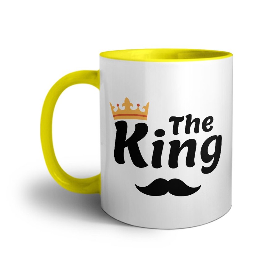 Tazza personalizzabile con nome the king smile Love