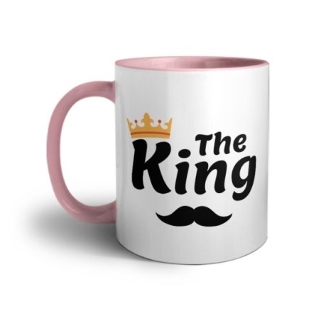 Tazza personalizzabile con nome the king smile Love