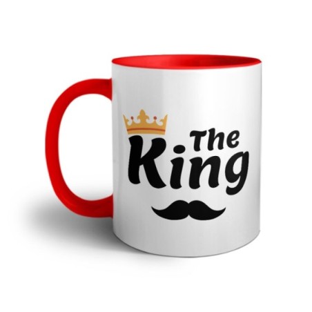 Tazza personalizzabile con nome the king smile Love