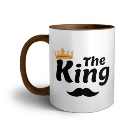 Tazza personalizzabile con nome the king smile Love