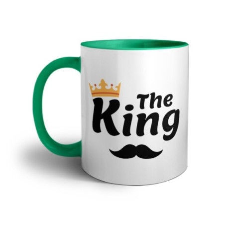 Tazza personalizzabile con nome the king smile Love