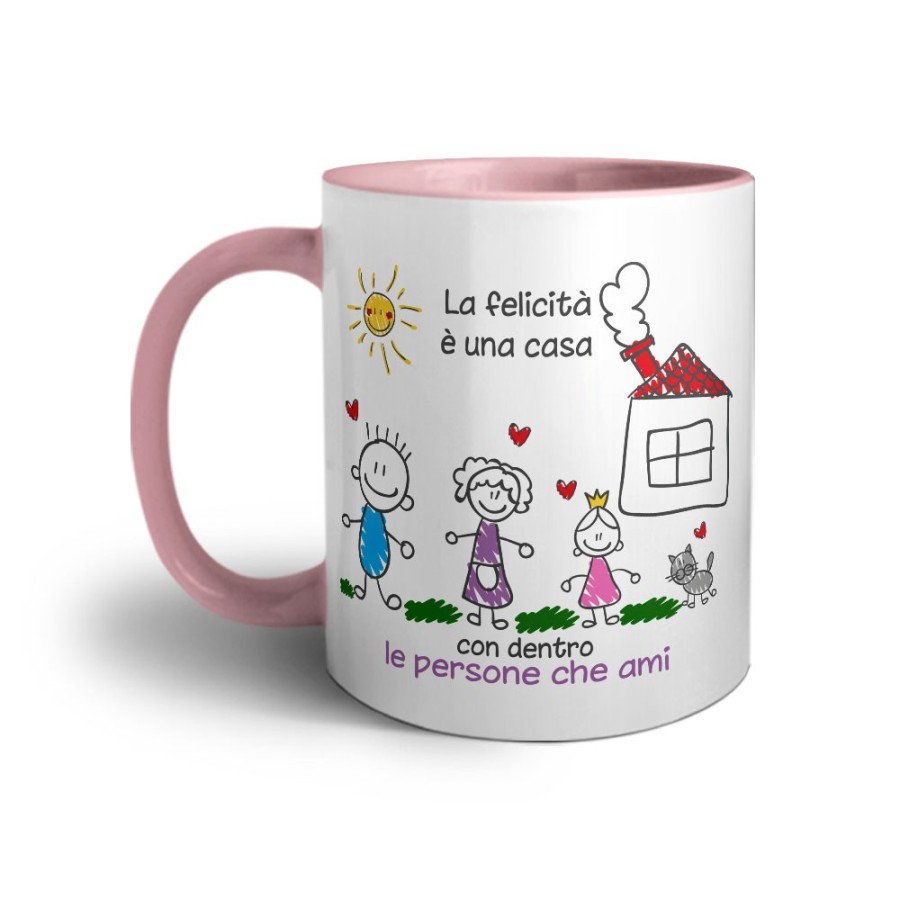 Tazza la felicità è una casa con dentro le persone che ami Per la famiglia