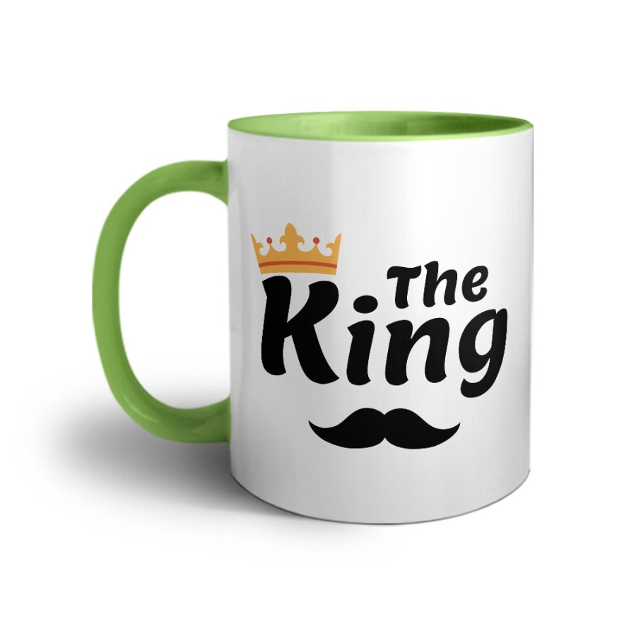 Tazza personalizzabile con nome the king smile Love