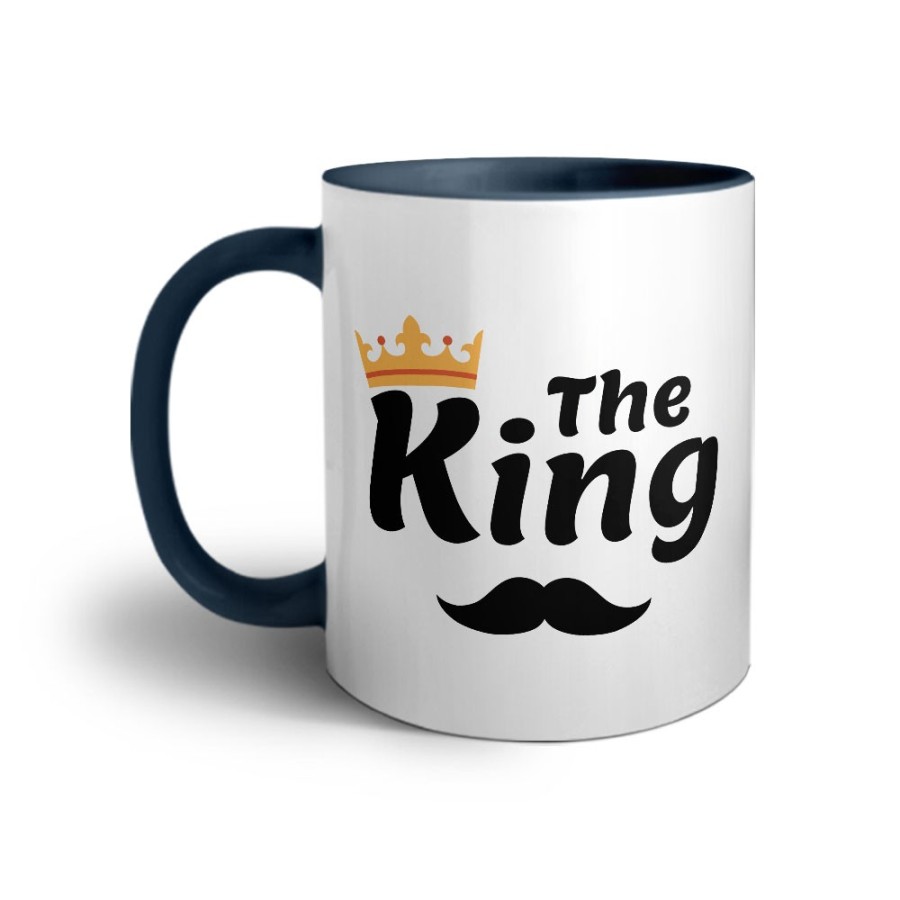 Tazza personalizzabile con nome the king smile Love