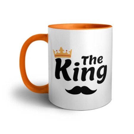Tazza personalizzabile con nome the king smile Love