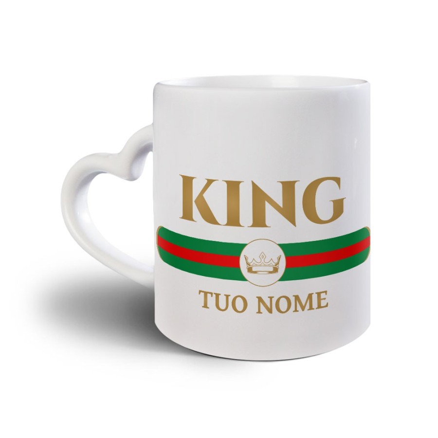 Tazza personalizzabile con nome king brand di lusso Love