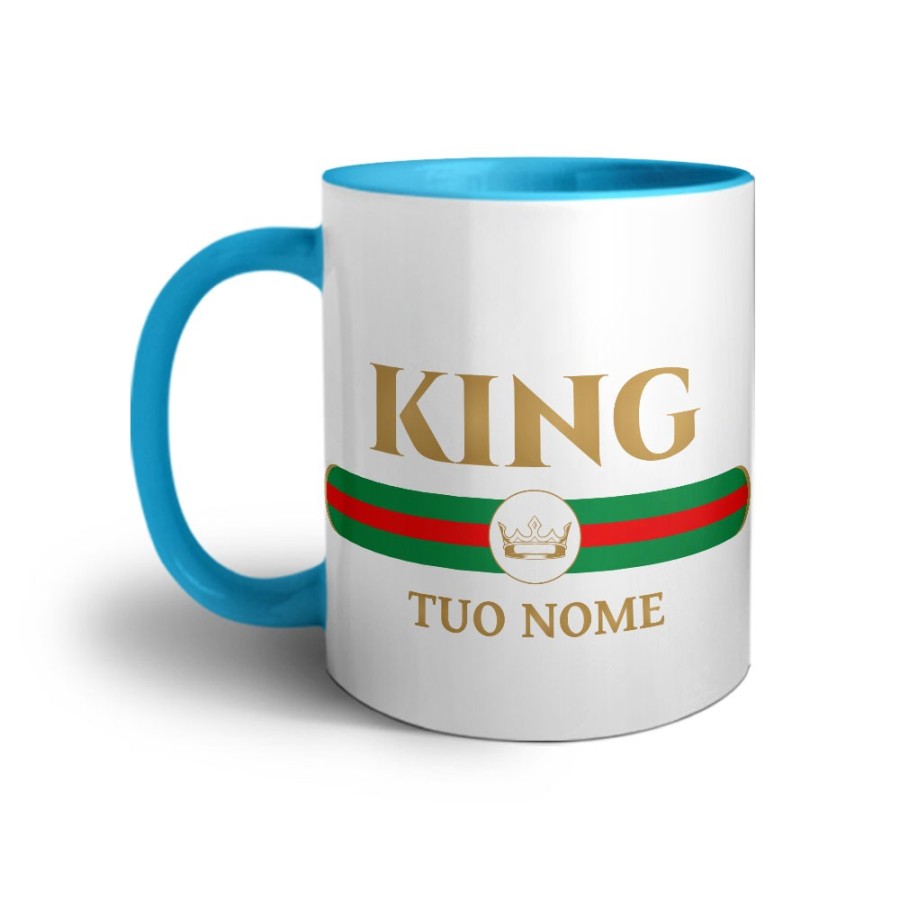 Tazza personalizzabile con nome king brand di lusso Love
