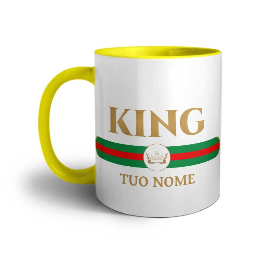 Tazza personalizzabile con nome king brand di lusso Love