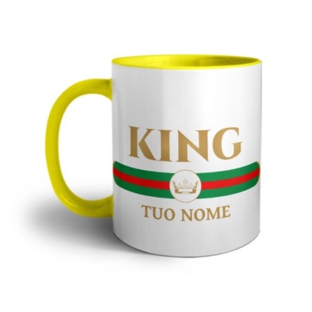 Tazza personalizzabile con nome king brand di lusso Love