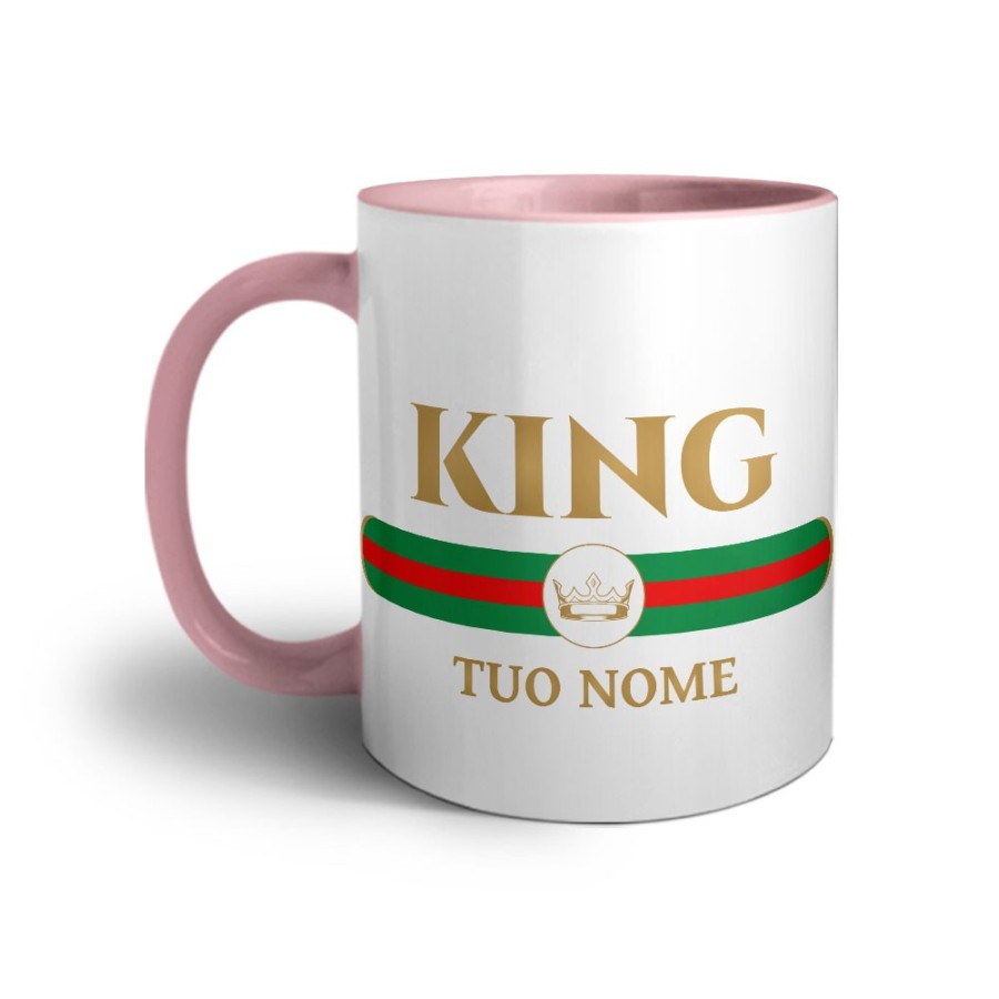Tazza personalizzabile con nome king brand di lusso Love