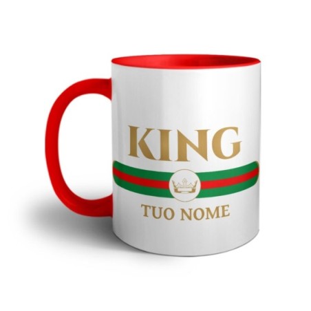 Tazza personalizzabile con nome king brand di lusso Love