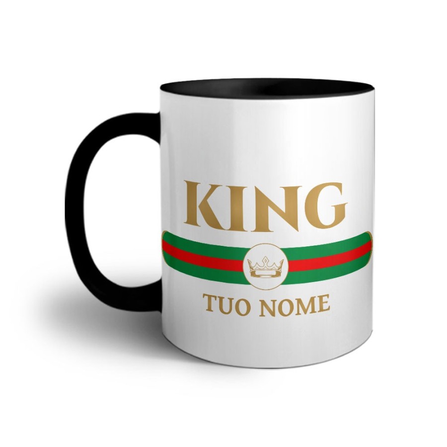 Tazza personalizzabile con nome king brand di lusso Love