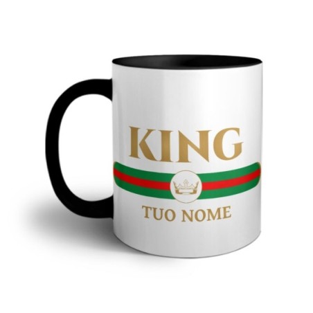 Tazza personalizzabile con nome king brand di lusso Love