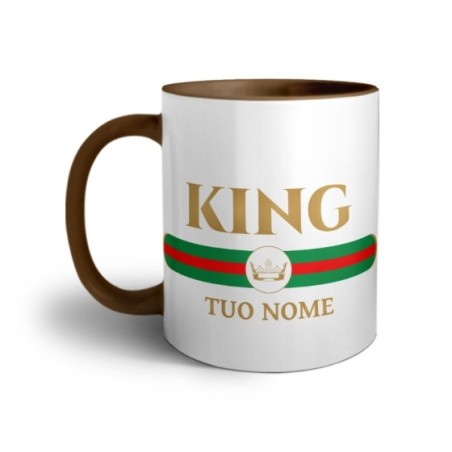 Tazza personalizzabile con nome king brand di lusso Love
