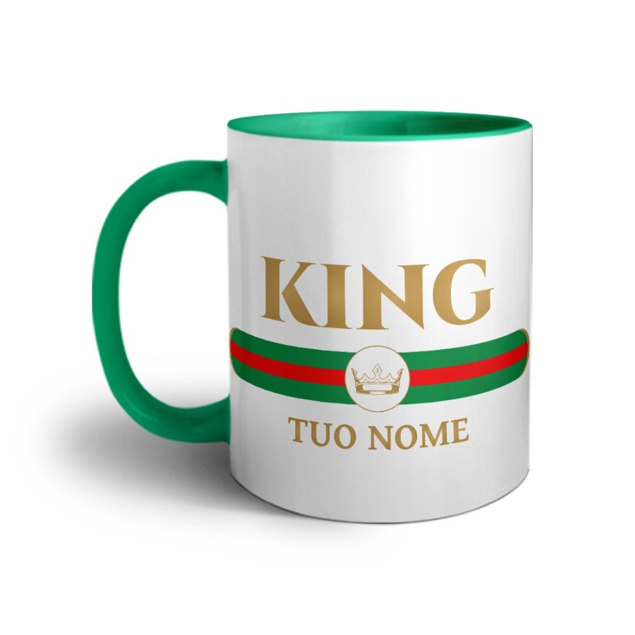 Tazza personalizzabile con nome king brand di lusso Love