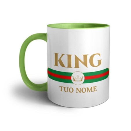 Tazza personalizzabile con nome king brand di lusso Love