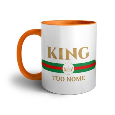 Tazza personalizzabile con nome king brand di lusso Love