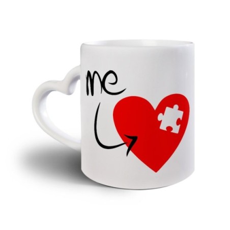 Tazza personalizzabile con nome u're my piece Love