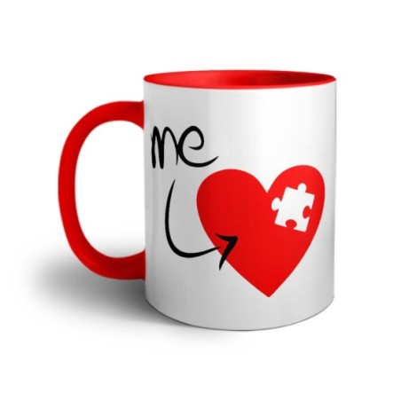 Tazza personalizzabile con nome u're my piece Love