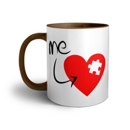 Tazza personalizzabile con nome u're my piece Love