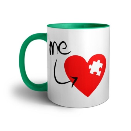 Tazza personalizzabile con nome u're my piece Love