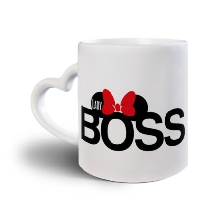 Tazza personalizzabile con nome lady boss Love