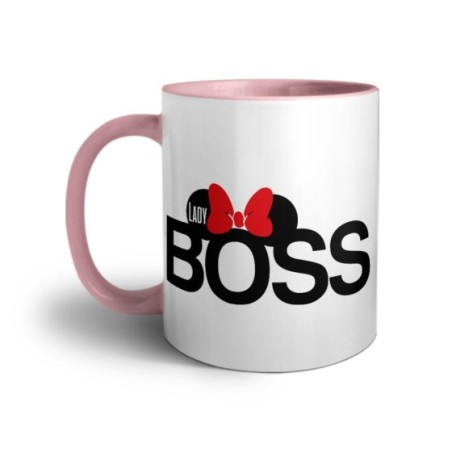Tazza personalizzabile con nome lady boss Love