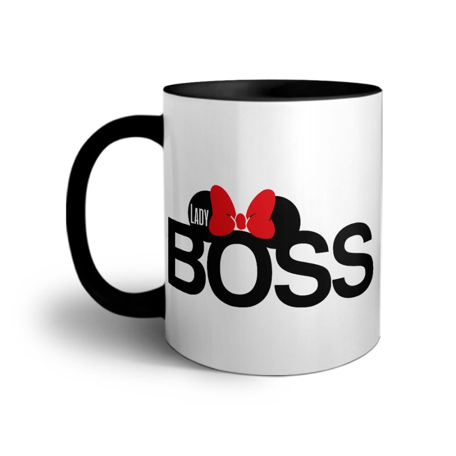 Tazza personalizzabile con nome lady boss Love