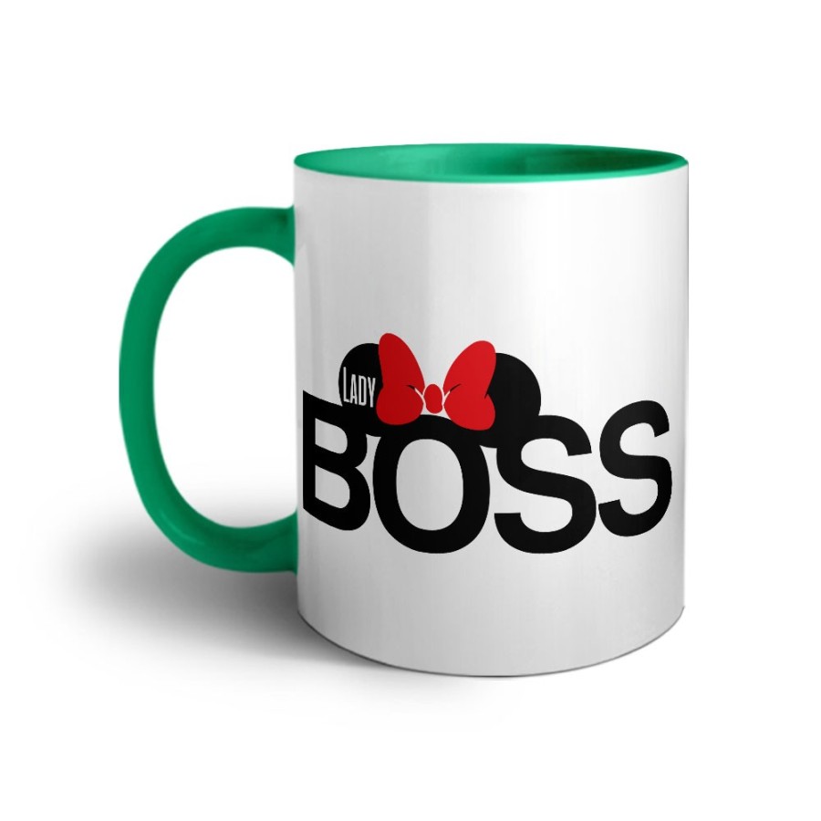 Tazza personalizzabile con nome lady boss Love