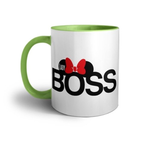 Tazza personalizzabile con nome lady boss Love