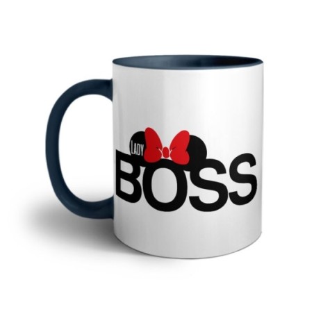 Tazza personalizzabile con nome lady boss Love