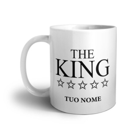 Tazza personalizzabile con nome her king with star