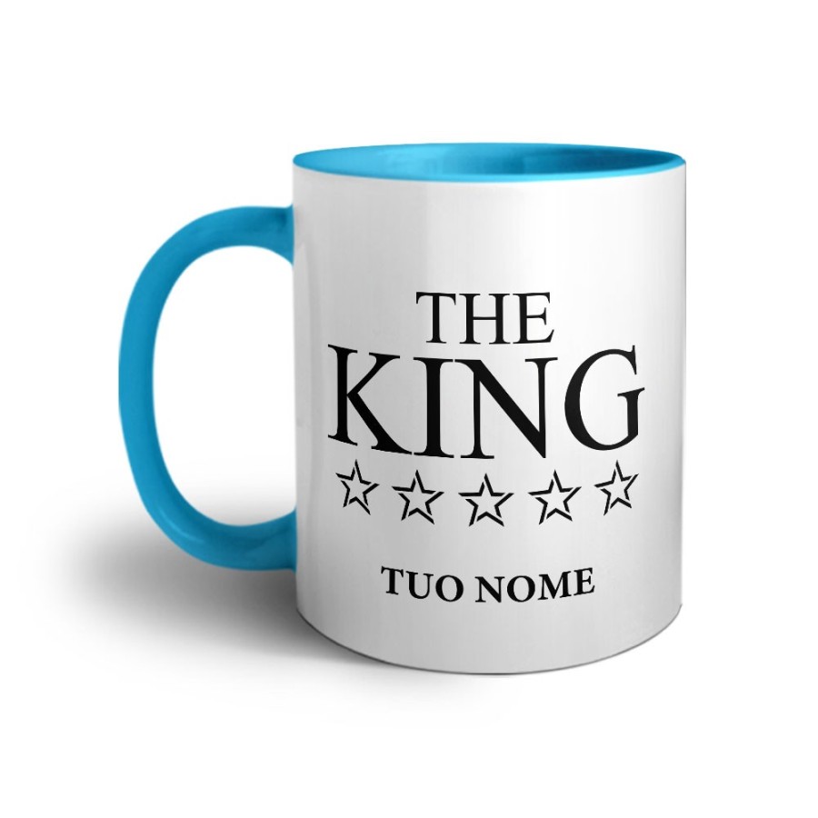 Tazza personalizzabile con nome her king with star Love