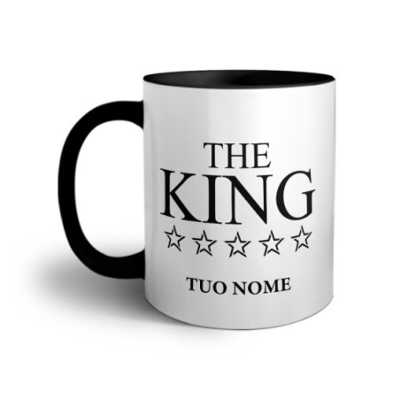 Tazza personalizzabile con nome her king with star Love