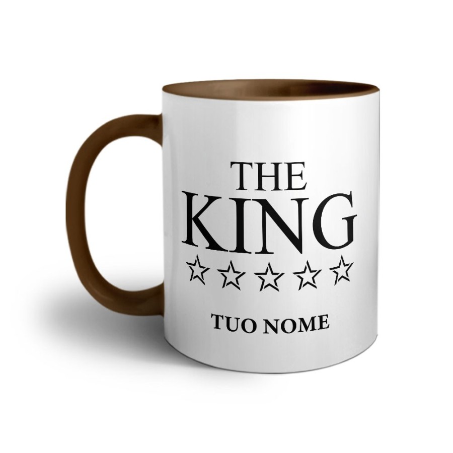 Tazza personalizzabile con nome her king with star Love