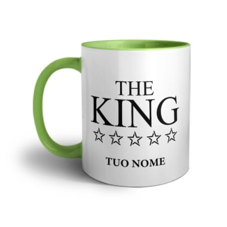 Tazza personalizzabile con nome her king with star Love