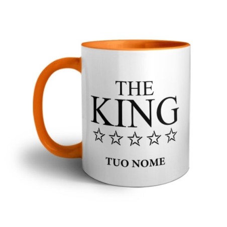 Tazza personalizzabile con nome her king with star Love