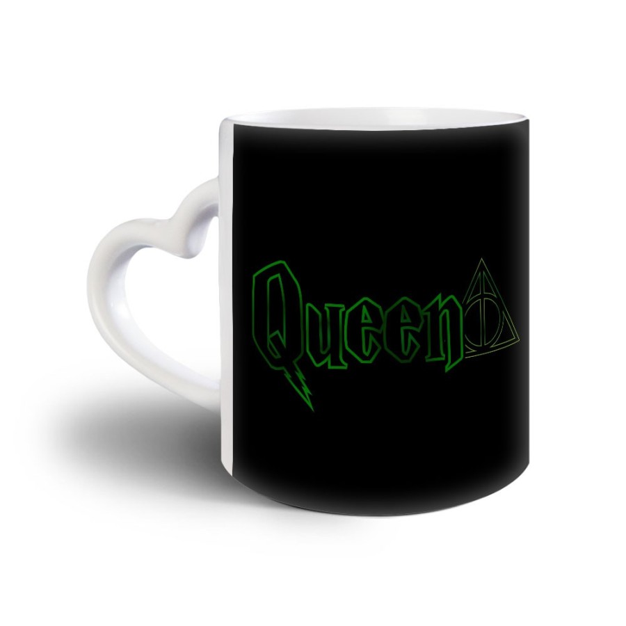 Tazza personalizzabile con nome queen doni della morte Love