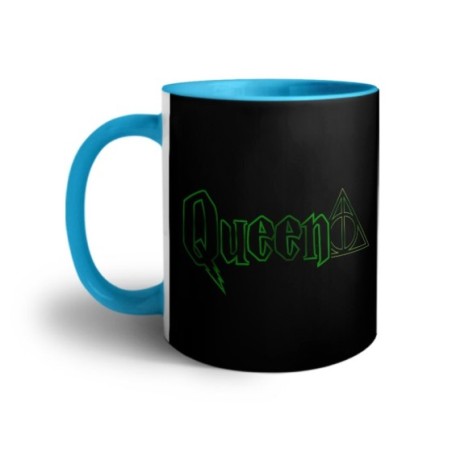 Tazza personalizzabile con nome queen doni della morte Love