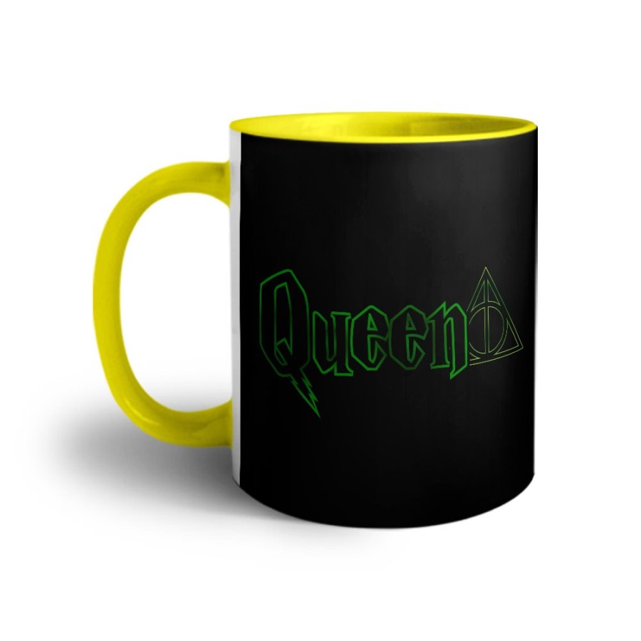 Tazza personalizzabile con nome queen doni della morte Love