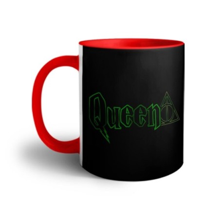 Tazza personalizzabile con nome queen doni della morte Love